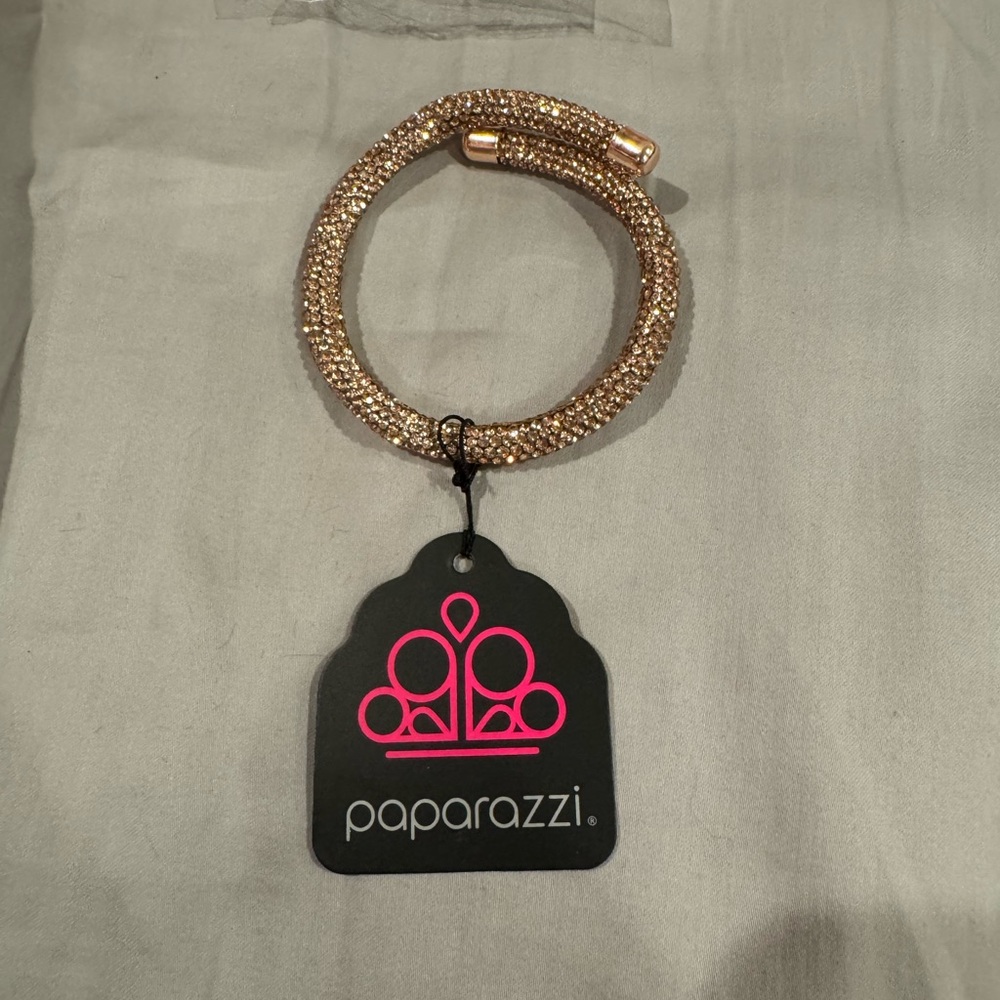 NWT Paparazzi Glittering “Stackable Style” Copper Bracelet